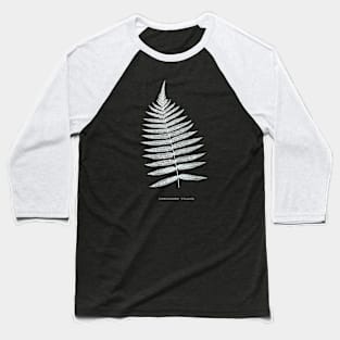 Fern - Gymnogramma Villosa - X-ray effect - 06 Baseball T-Shirt